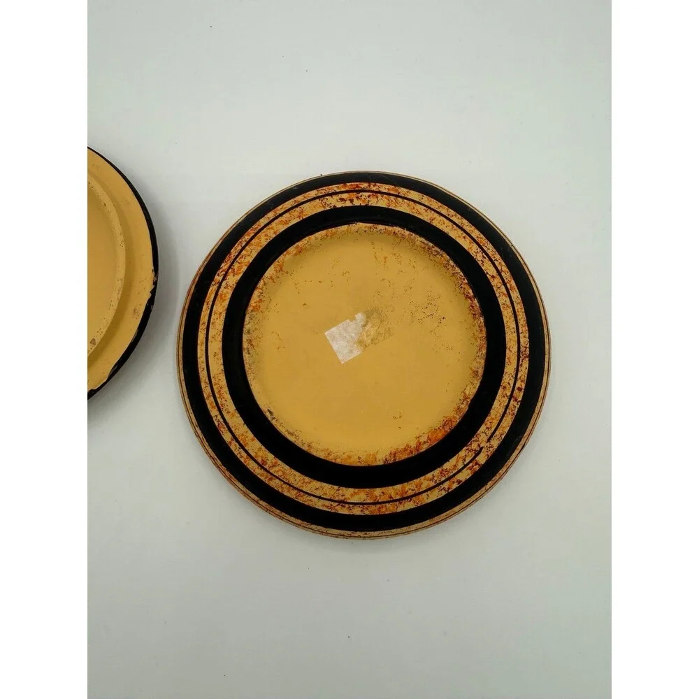 Vintage Greek Artemis ΑΡΤΕΜΙΣ Lidded Trinket Dish Bowl Greek Key
